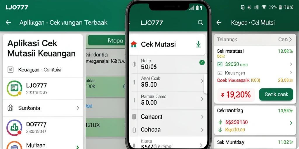 Tampilan antarmuka LJO777 dengan fitur Cek Mutasi yang informatif.