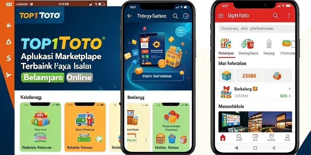 Antarmuka aplikasi TOP1TOTO yang mudah digunakan untuk berbelanja.